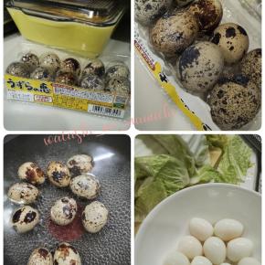 🪺懐かしいなぁ〜「うずらの卵」なんて、最近では買った記憶がないわ〜 (ﾟoﾟ;;