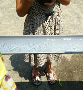 孫との思い出＊流しそうめん【2018年】