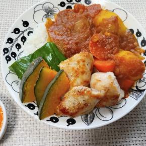 免疫力を高めるスパイスカレーで、おうちランチ。