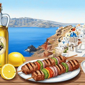 【3品/南欧（ギリシャ・トルコ）】AIで行く 台所から世界行脚：毎晩3品で世界一周｜製版屋の目線と、孫・愛犬・バイクも少々・・・