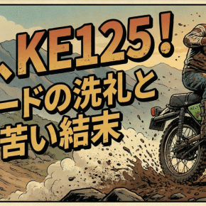 飛べ、KE125！ オフロードの洗礼とほろ苦い結末