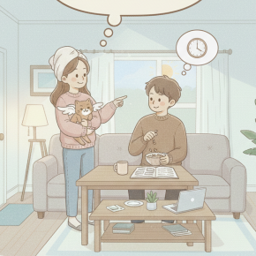 いつも朝ご飯はだいたい何時頃に食べますか？ What time do you usually have breakfast?