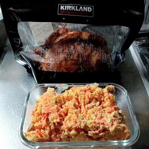 今日の夕食はちょっとだけクリスマス意識