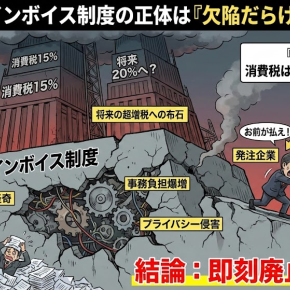 【大失敗】インボイス制度は即刻廃止すべき！増税の正体と自民党の狙いを暴く