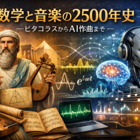 数学と音楽の2500年史:ピタゴラスからAI作曲まで
