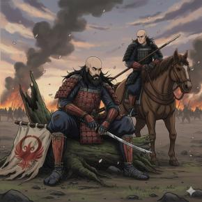 サムライが輪廻転生し、現代の女子高生に！【geminiで画像を作った短編絵本】