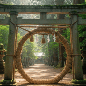 茅の輪くぐりって、すごいんですよ