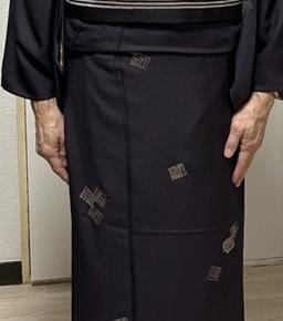 西陣まいづる歌舞伎の帯で、お出掛けのお客様