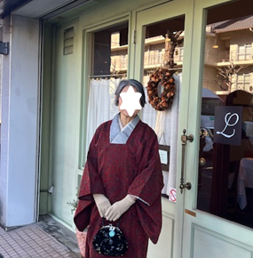 クリスマスランチ会・到着のお客様・4