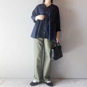 ■（着画）ventblanc 2025AW ドットプリントブロードデザインブラウスお披露目＊予約したもの＊今日の気になるものPICK UP■