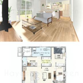 ひとり暮らしのためのコンパクトな平屋の間取り作ってみた・・・