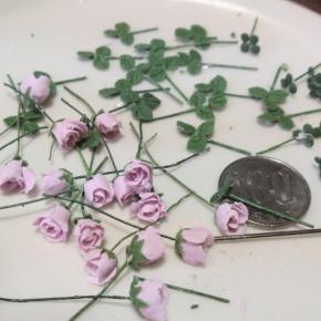 パステルピンクのバラのガーデン鳥かご〜♬