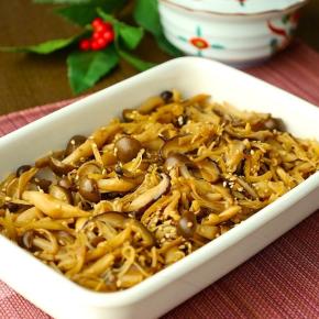 【フーディストノート掲載】 食物繊維たっぷり～「きのこ3種のしょうが風味佃煮」年末年始の常備菜におすすめ! (レシピ)