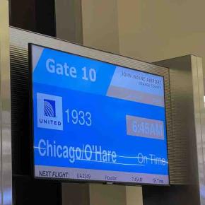 2年ぶりにおひとりさまでアメリカ国内飛行機移動♪