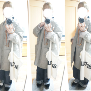 【着画】sm2rhythmのキルトコート着てみました＾＾小さいさんにもおススメ♪