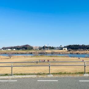 愛犬と土手でお散歩・携帯なし生活6日目！