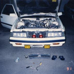 1991年8月18日 ソアラに電子ホーンを付けていた