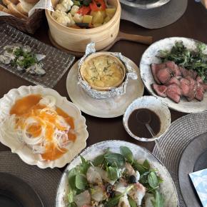 今年最後の忘年会は我が家で♪あれが登場だ！そして一年お世話になりました♡