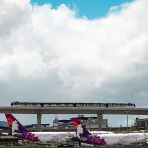 ホノルル空港発着注意点：ウーバー・リフト乗り場は1階に！