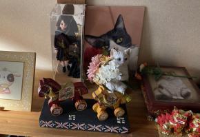 我が家の正月の玄関 カザリ