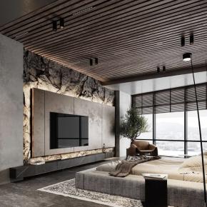 今っぽいインダストリアルなインテリア