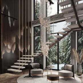 オブジェと扱う階段