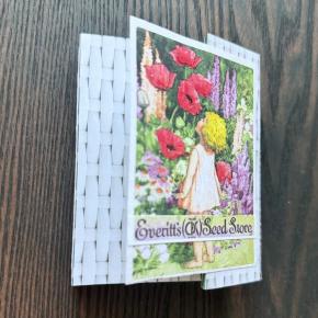 白いカゴ柄ペーパーでチェキアルバム