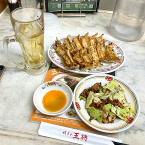 日本★大阪｜【餃子の王将】でバイト終わり一人呑み(2025.12.27)