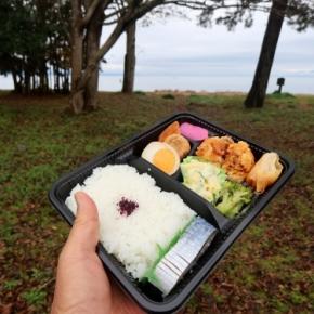 無農薬のレモンと放鳥's・・・鯖寿司みうらの弁当