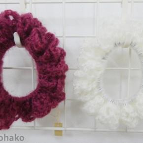 秋冬コーデにピッタリなニットシュシュ♪