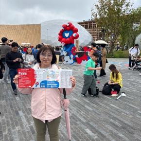 大阪万博に行って、楽しかった