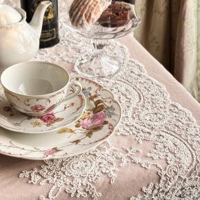 優しいピンク色♡フレンチシックな美しいティータイムのシーン♪