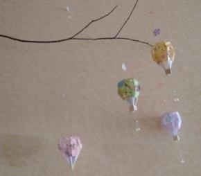 気球モビール2種。。。注：写真下手