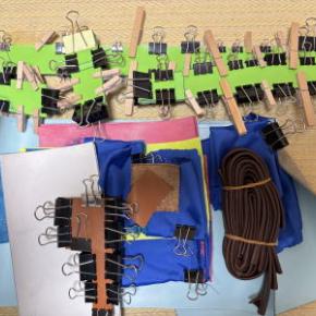 またまた作ってみました 革のショルダーバック