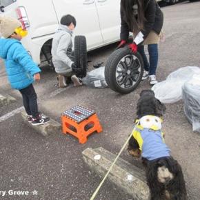 タイヤ交換～♪