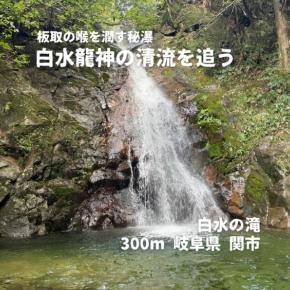 白水の滝 板取を潤す秘瀑