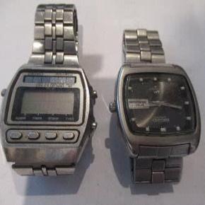 平成初期の腕時計2種 拡大鏡 中国みやげ 孫の玩具