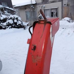 新年早々、除雪機の修理...。