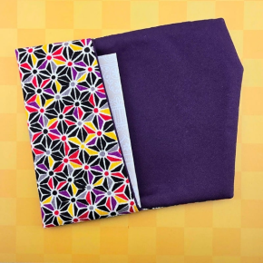 【販売スタート】麻の葉柄、消しゴムはんこで名入れするミニふくさ【minneまあやぽっけ】