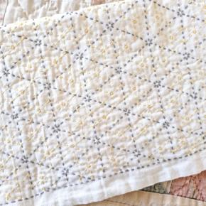 刺し子ふきん”帝つなぎ”完成しました♪