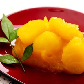 黄金色に輝く縁起物「栗きんとん」＆たこ焼き忘年会