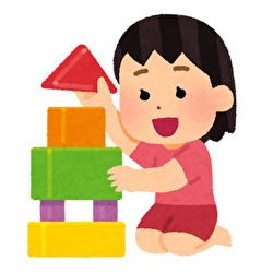 いとこの子どもとずっと遊んでた