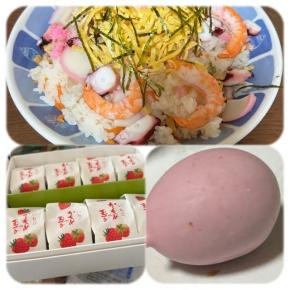 ちらし寿司とカゴメの玉子