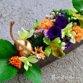 お正月テーブルアレンジ♪