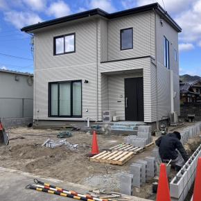 防府市 新築外構 ♪ 境界ブロック積 S-STYLE GARDEN