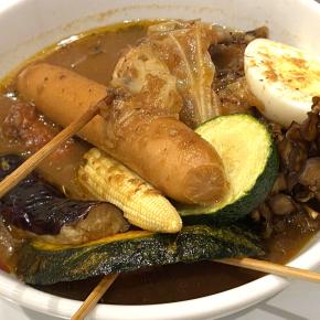 美麗華百樂園でSUAGE北海道スープカレーと豆乳豆花