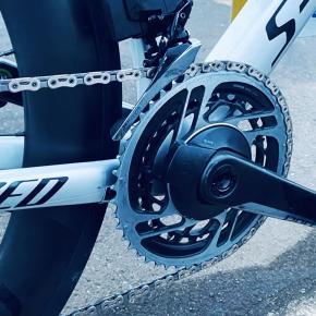 スパイダー型パワーメーターの人は安心してください(＾ω＾) アウターとインナーでパワーに違いがある・・・ことはなかったです