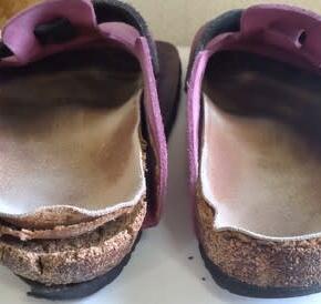 ビルケンのコルク底サンダル