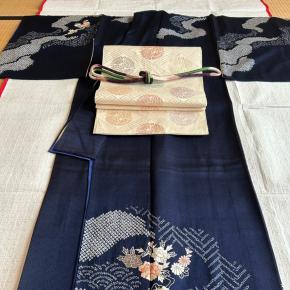 久しぶりに昭和着物コーディネート