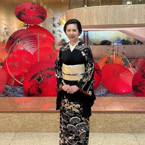 昨日着た「むら田」さんの着物 ＆ 連れて帰ってきた可愛い子♡